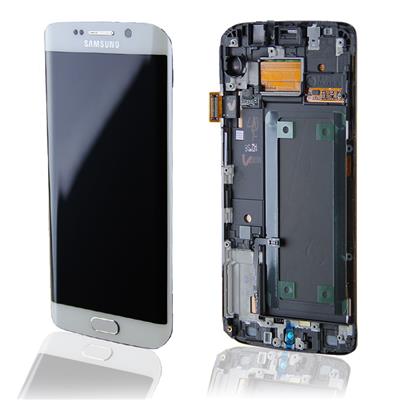 Écran LCD + Vitre tactile Originale pour Samsung Galaxy S6 Edge blanc