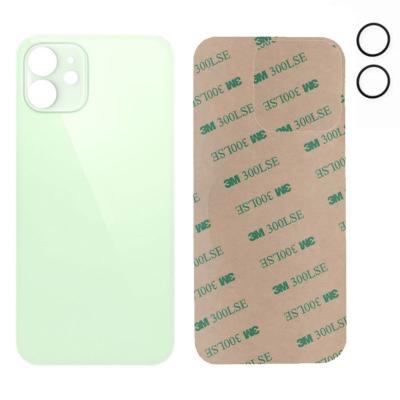 Vitre arrière iPhone 12 vert + joint de caméra