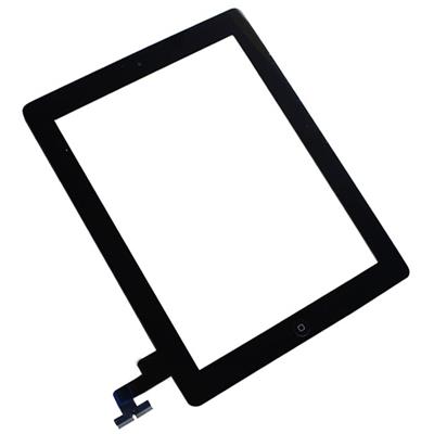 Vitre tactile pour iPad 2 Noir